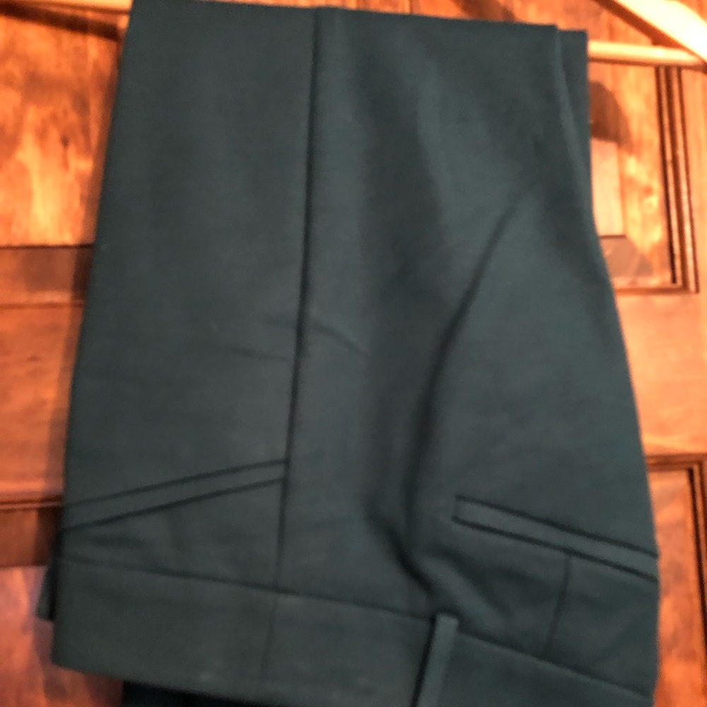 Deep peacock blue capris